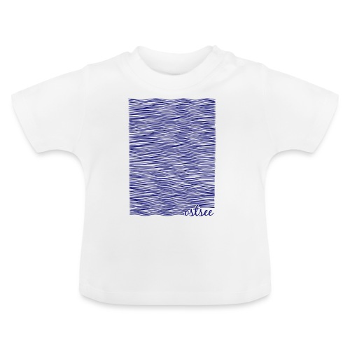 Ostsee-Liebe, Ostsee-Fans - Baby Bio-T-Shirt mit Rundhals
