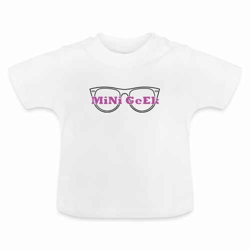 Mini geek version fille - T-shirt bio col rond Bébé
