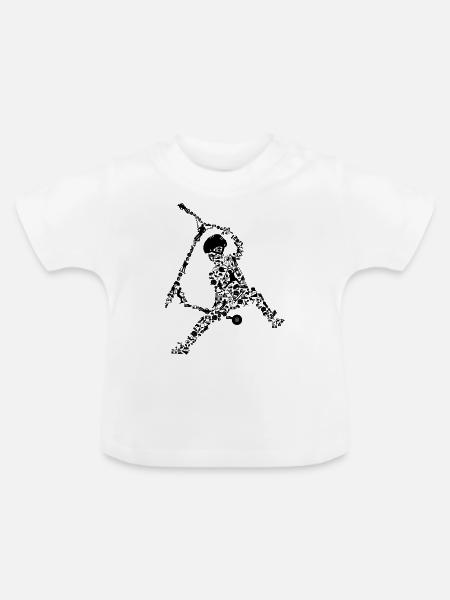 Scooter - Baby Bio-T-Shirt mit Rundhals - Weiß