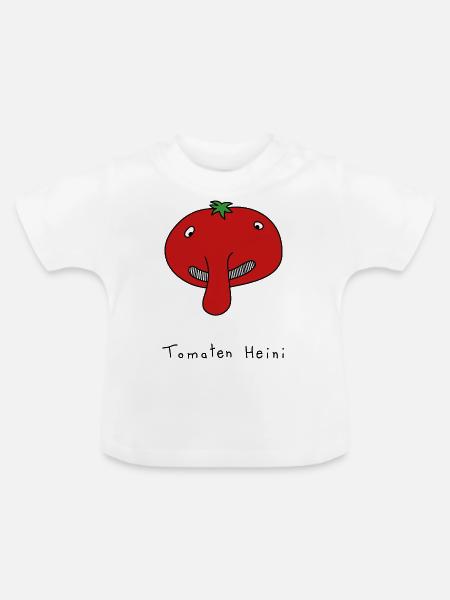 Tomaten Heini - Baby Bio-T-Shirt mit Rundhals - Weiß