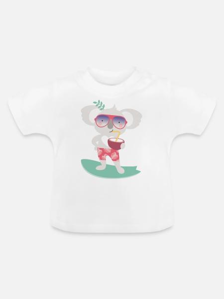 COOL KOALA - Baby Bio-T-Shirt mit Rundhals - Weiß