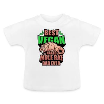 Sand puppy - Baby Organic T-Shirt with Round Neck - white - Front