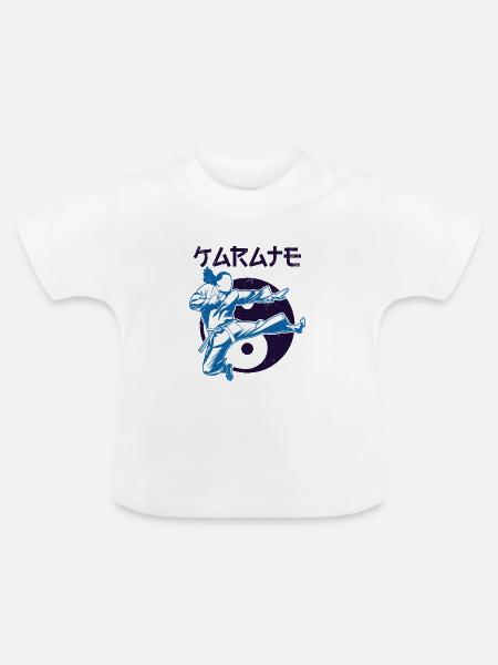Karate - Baby Bio-T-Shirt mit Rundhals - Weiß