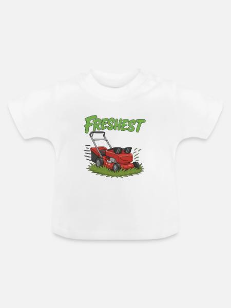 Blocks Freshest Cut - Baby Bio-T-Shirt mit Rundhals - Weiß
