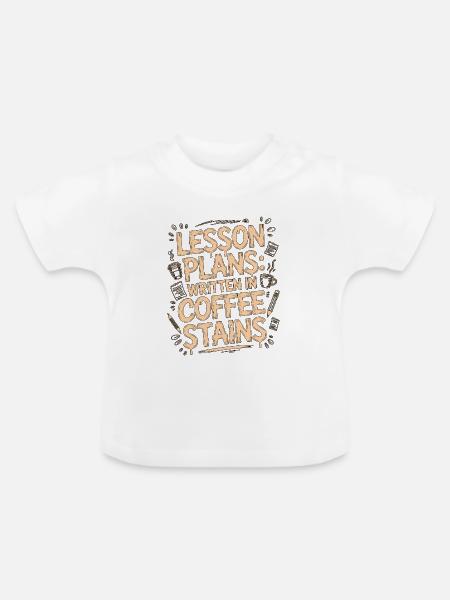 Elementary Teacher Lesson Plans Primary Teacher - Baby Bio-T-Shirt mit Rundhals - Weiß