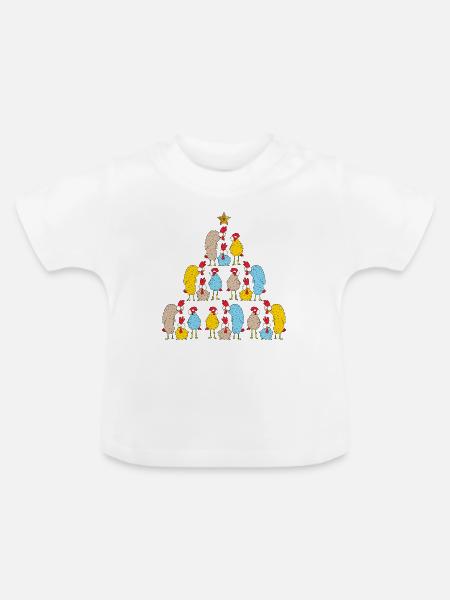 Hühnerflüsterer Huhn Hühnerhalter Hühner - Baby Bio-T-Shirt mit Rundhals - Weiß