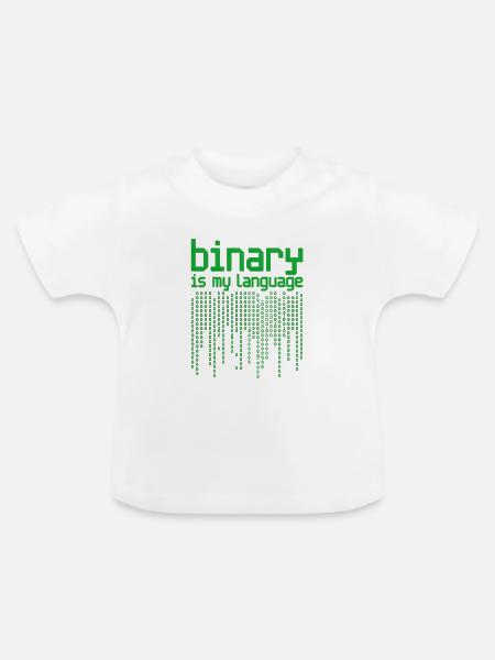 Programmierer – Coding Entwickler & Informatiker - Baby Bio-T-Shirt mit Rundhals - Weiß