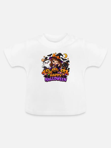 Kleiner Fußballmeister - Baby Bio-T-Shirt mit Rundhals - Weiß
