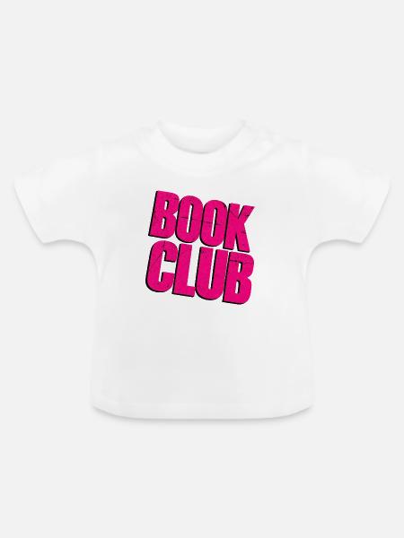 Bookclub! - Baby Bio-T-Shirt mit Rundhals - Weiß