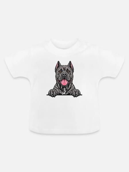 Cane Corso - Baby Bio-T-Shirt mit Rundhals - Weiß