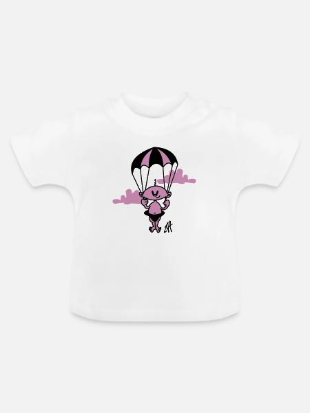 Baby - Baby Bio-T-Shirt mit Rundhals - Weiß