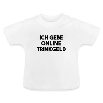 I Tip Online Gift Idea Order - Baby Organic T-Shirt with Round Neck - white - Front