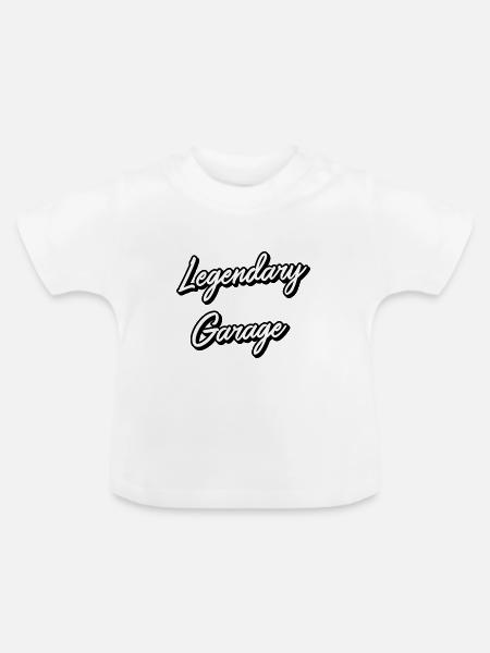 Legendary Garage - Baby Bio-T-Shirt mit Rundhals - Weiß