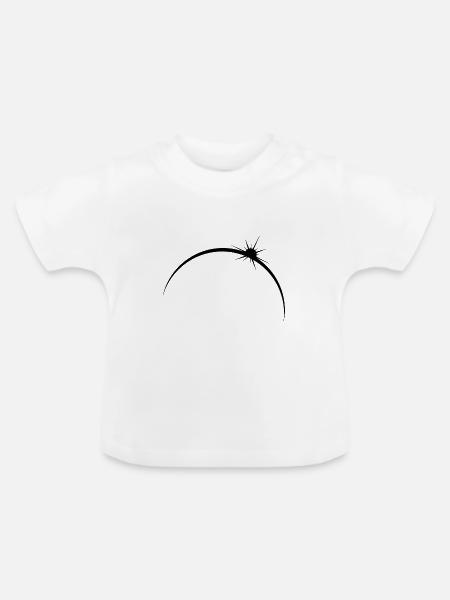 Sonnenaufgang Planet - Baby Bio-T-Shirt mit Rundhals - Weiß