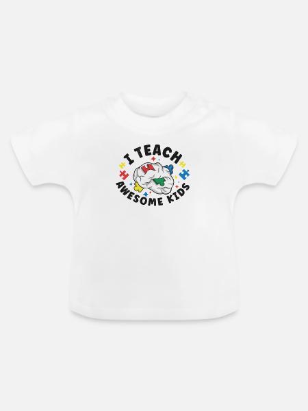 Sonderschullehrer Sped Teacher Inclusion - Baby Bio-T-Shirt mit Rundhals - Weiß