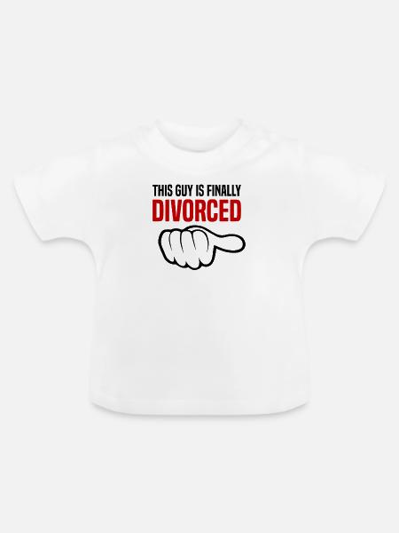 Scheidung Trennung Ehe Ex Scheidungsparty - Baby Bio-T-Shirt mit Rundhals - Weiß