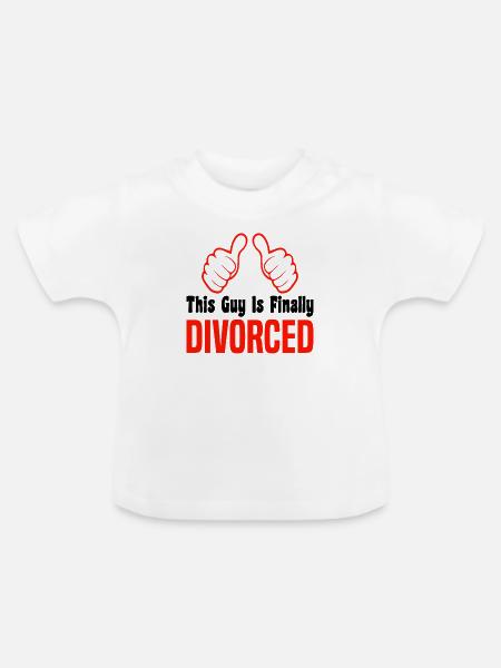 Scheidung Trennung Ehe Ex Scheidungsparty - Baby Bio-T-Shirt mit Rundhals - Weiß
