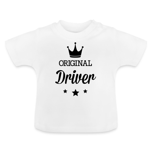 Original drei Sterne Deluxe Fahrer - Baby Bio-T-Shirt mit Rundhals