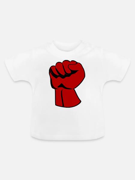 Comic Faust - Baby Bio-T-Shirt mit Rundhals - Weiß