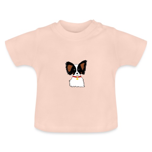 Papillon dog - Baby Organic T-Shirt with Round Neck