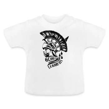 Kölsche Römer II - Baby Bio-T-Shirt mit Rundhals - Weiß - Vorne
