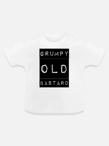 Grumpy - Baby Bio-T-Shirt mit Rundhals - Weiß