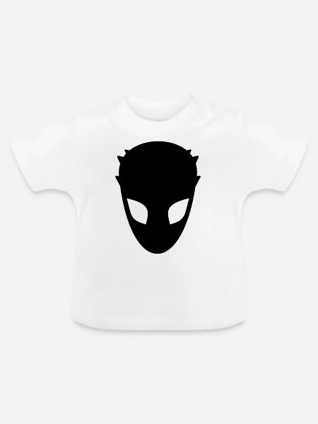 Alien - Baby Bio-T-Shirt mit Rundhals - Weiß