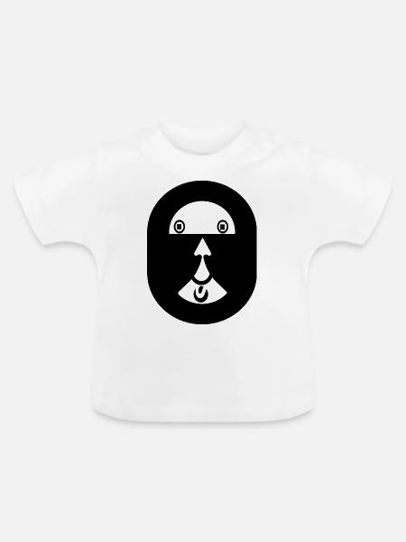 Blickfang - Baby Bio-T-Shirt mit Rundhals - Weiß