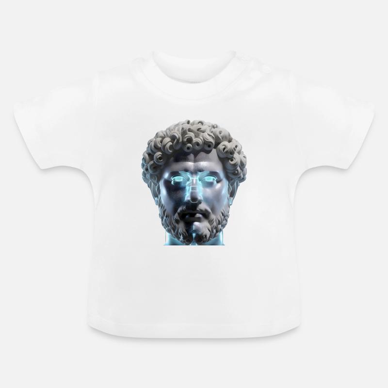 Marc Aurel - Baby Bio-T-Shirt mit Rundhals - Weiß