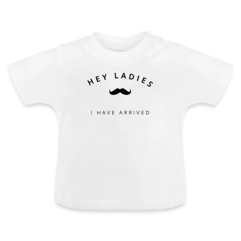 HEY LADIES - Baby Bio-T-Shirt mit Rundhals - Weiß - Vorne
