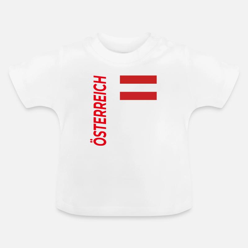 Bregenz - T-shirt bio col rond Bébé - blanc