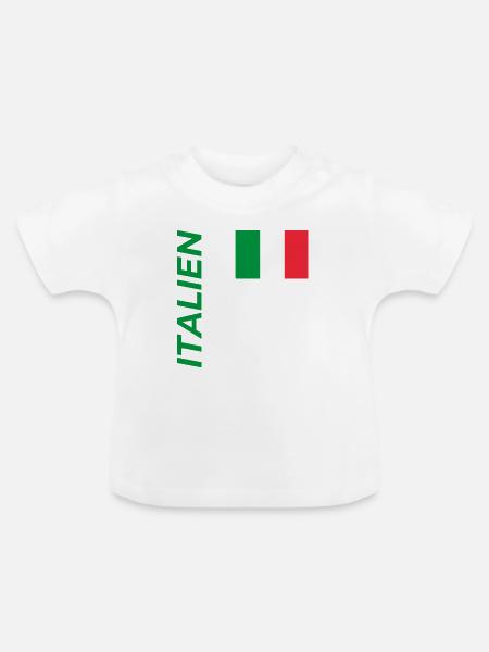 Turin - Baby Bio-T-Shirt mit Rundhals - Weiß