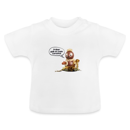 Pittiplatsch - Früher gab es mehr Lametta! - Baby Bio-T-Shirt mit Rundhals