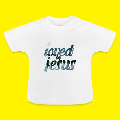 LOVED BY JESUS - Baby Organic T-Shirt with Round Neck