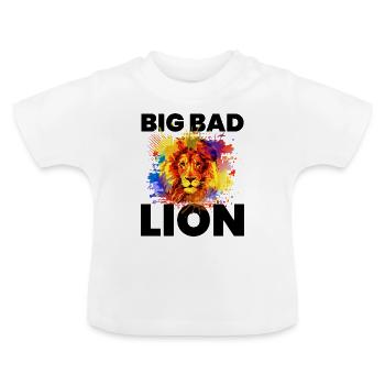 Lion lion lion lion - T-shirt bio col rond Bébé - blanc - Devant