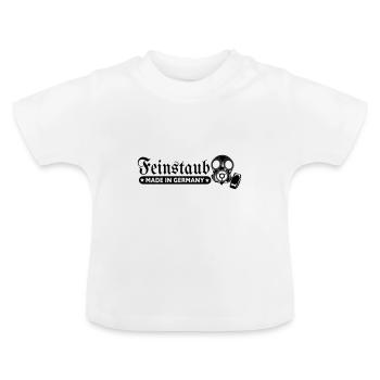 Particules fines Made in Germany - T-shirt bio col rond Bébé - blanc - Devant