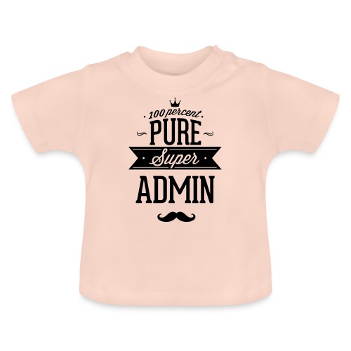100 Prozent Super Administrator - Baby Bio-T-Shirt mit Rundhals