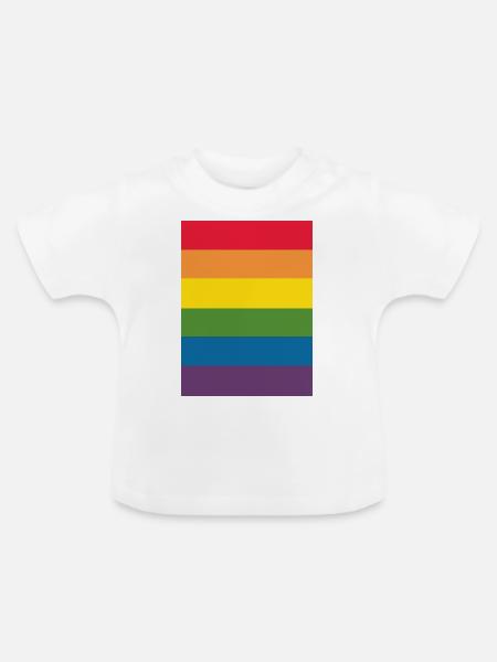 Einfach stolz und stolz - Baby Bio-T-Shirt mit Rundhals - Weiß