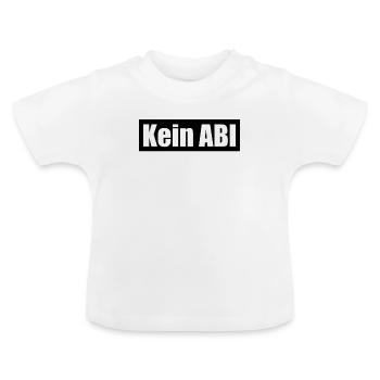 Kein Abi Box Logo - Baby Bio-T-Shirt mit Rundhals - Weiß - Vorne