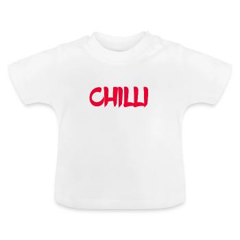 Chilli - Baby Bio-T-Shirt mit Rundhals - Weiß - Vorne