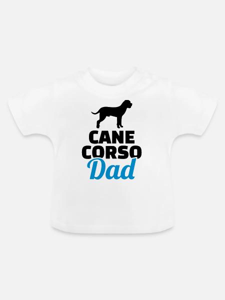 Cane Corso - Baby Bio-T-Shirt mit Rundhals - Weiß