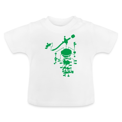 tonearm05 - Baby biologisch T-shirt met ronde hals