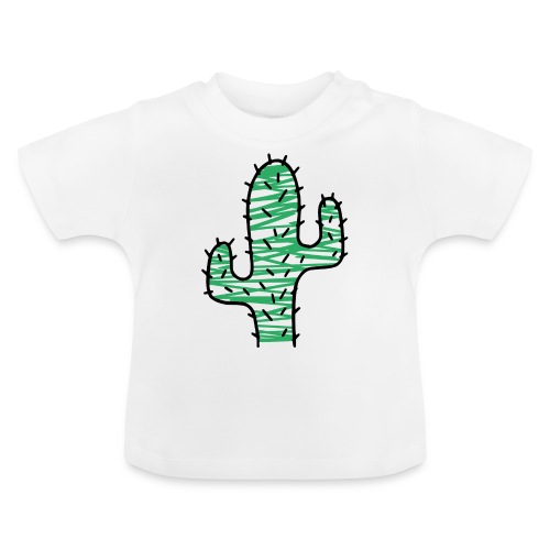 Kaktus sehr stachelig - Baby Bio-T-Shirt mit Rundhals