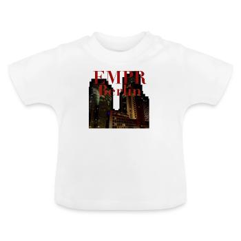 Berlin City Skyscraper - Baby Organic T-Shirt with Round Neck - white - Front