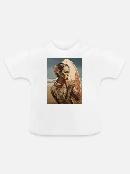Ghotische Klasse - Baby Bio-T-Shirt mit Rundhals - Weiß