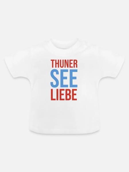Thunerseeliebe - Baby Bio-T-Shirt mit Rundhals - Weiß
