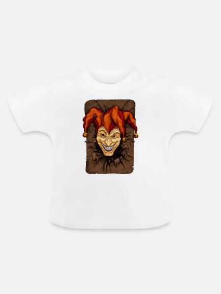 Joker - Baby Bio-T-Shirt mit Rundhals - Weiß