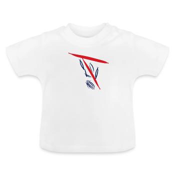 Fischerhut Toulon - Baby Bio-T-Shirt mit Rundhals - Weiß - Vorne