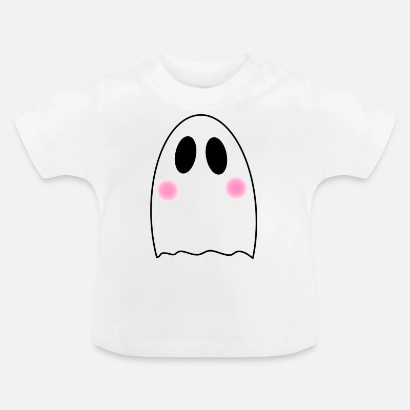 timide - T-shirt bio col rond Bébé - blanc