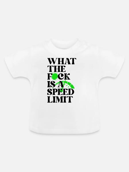 Auto - Baby Bio-T-Shirt mit Rundhals - Weiß